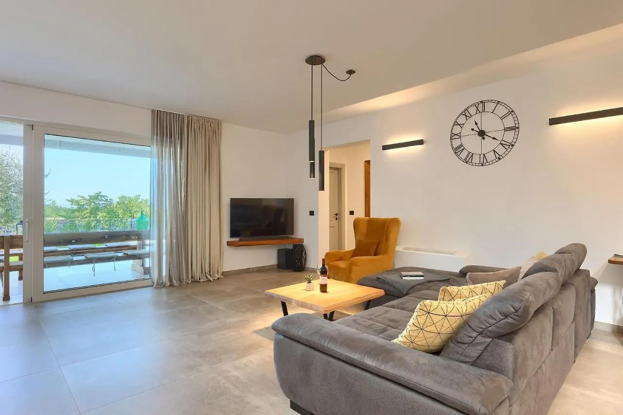 Modern Villa Grgo With Pool And Jacuzzi In Tinjan